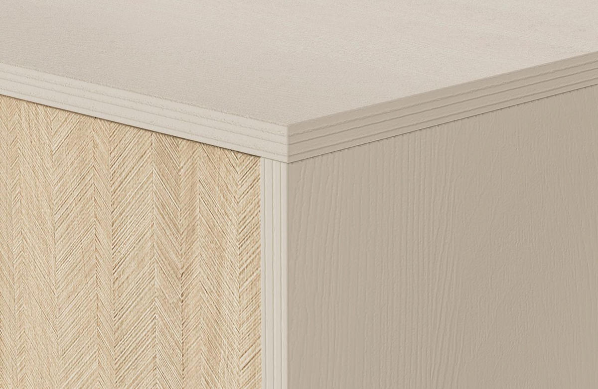 KOMMODE – S54 – 54 cm – FOREST – Sandfarben - Sandfarben, Holzwerkstoff (54/54/38cm) - hi-markt