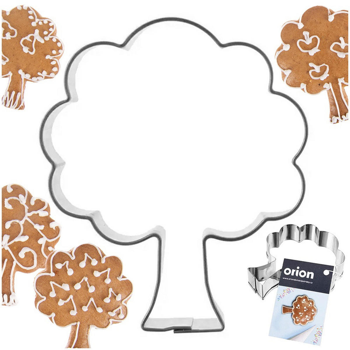 AUSSTECHFORM Baum 6 cm Silber - Silberfarben, Metall (5/1.5/6cm) - Orion 