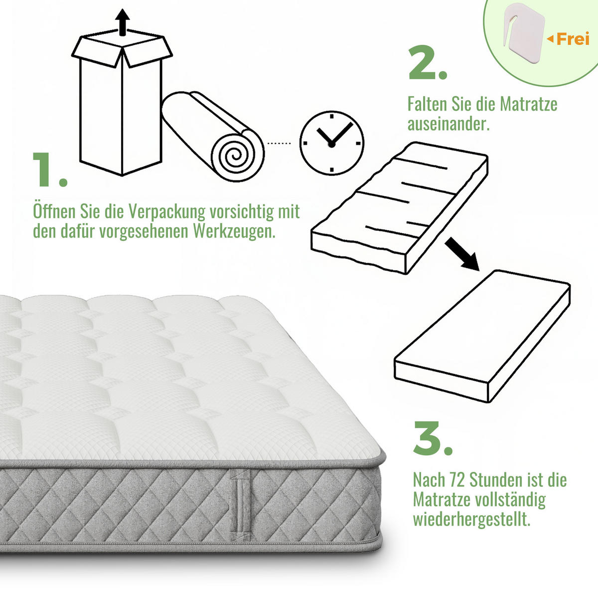 POLSTERBETT 180/200 cm weiß aus PU mit LED, Stauraum und Matratze - Weiß, Textil (180/200cm) - OKWISH