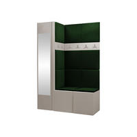 MOBILIER PENTRU HOL Orion X - cașmir/verde, material plastic/compozit lemnos (124/186/46cm) - MIRJAN24
