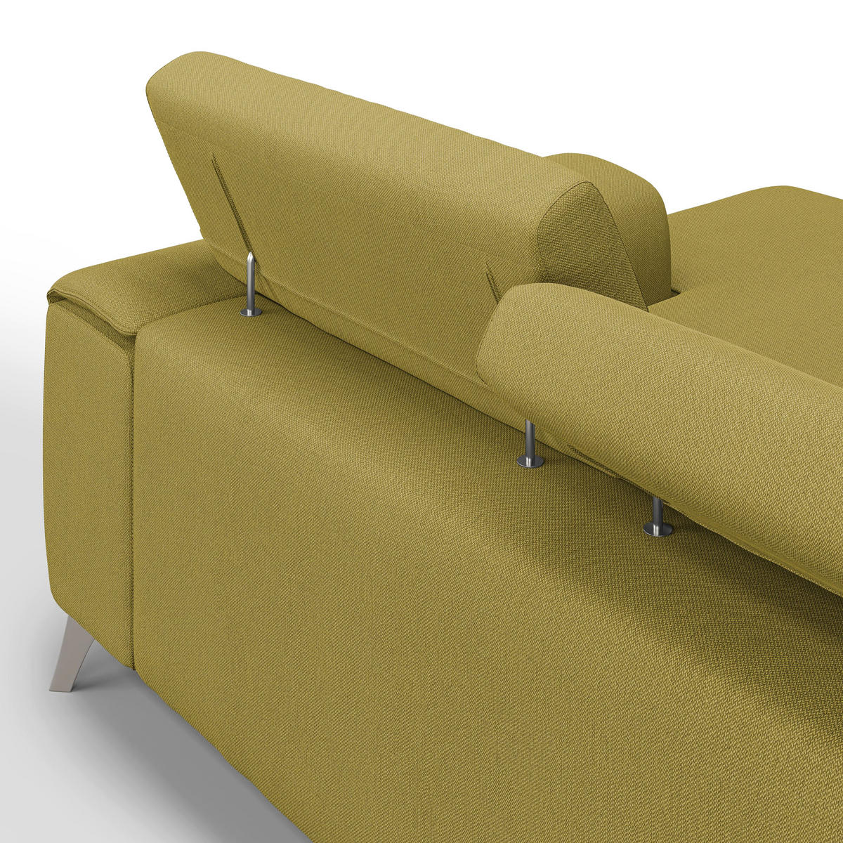 ECKSOFA LINKS Fusion - Gelb, Textil (260/102cm) - Divani.store