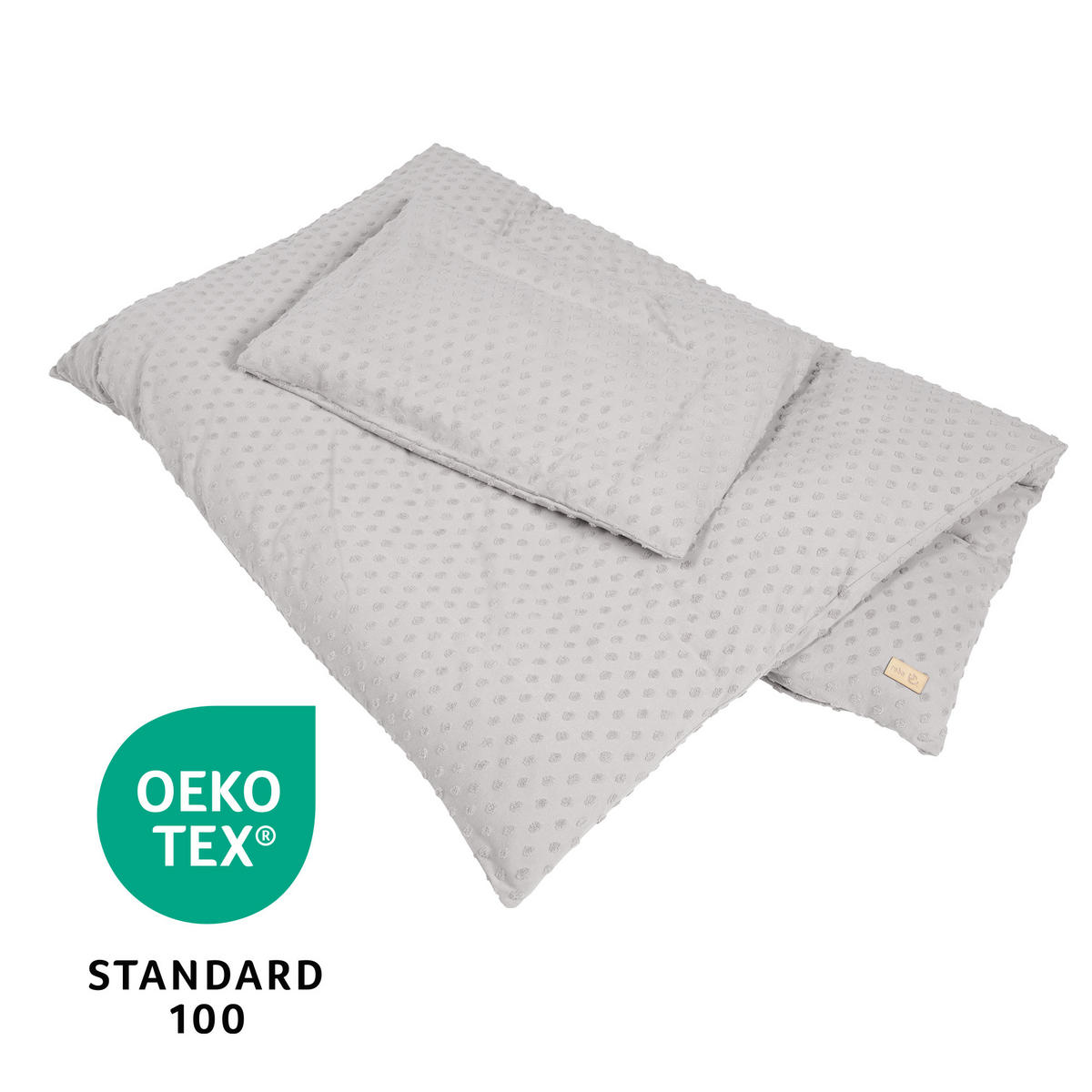 BABYBETTWÄSCHE Lil Planet 100x135 cm grau - Grau, Textil (100/135cm) - Roba