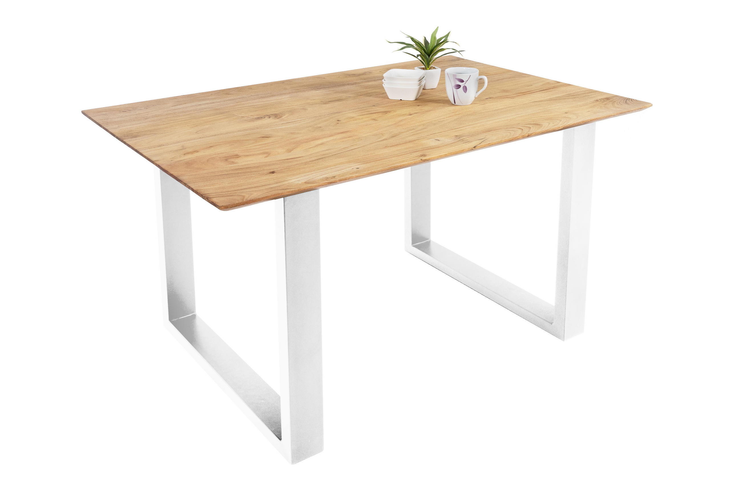 ESSTISCH DEAN - Eichefarben/Beige, Holz (80/140/77cm) - SAM
