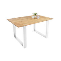 ESSTISCH DEAN - Eichefarben/Beige, Holz (80/140/77cm) - SAM