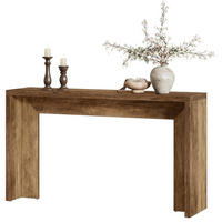 KONSOLENTISCH Holzoptik Braun 140×30 cm - Ahornfarben, Holzwerkstoff (30/140/80cm) - Quality Elegance