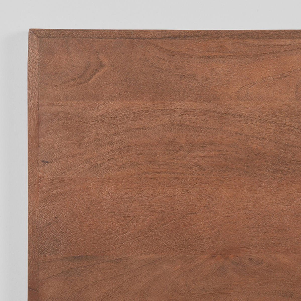 ESSTISCH Tafelblad Straight Edge - Braun - 70/70/5 cm - - Braun, Holz (70/70/5cm) - LABEL51