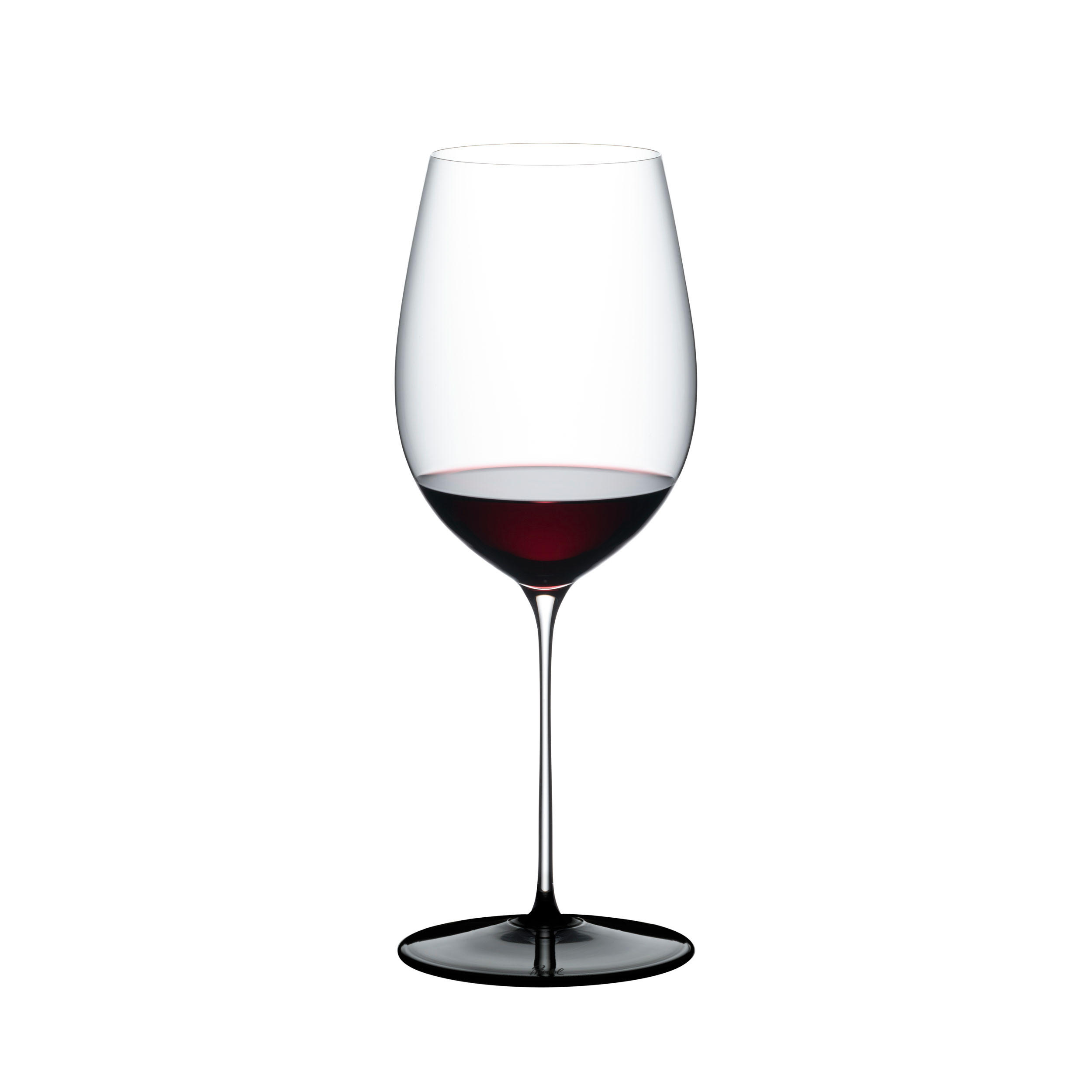 ROTWEINGLAS Fatto A Mano Black Tie Bordeaux Grand Cru, Kristallglas, 953 ml - Schwarz, Glas (0.95L) - Riedel