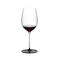 ROTWEINGLAS Fatto A Mano Black Tie Bordeaux Grand Cru, Kristallglas, 953 ml - Schwarz, Glas (0.95L) - Riedel