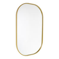 WANDSPIEGEL Boston Gold - Goldfarben, Metall (50/80/4cm) - Fragix