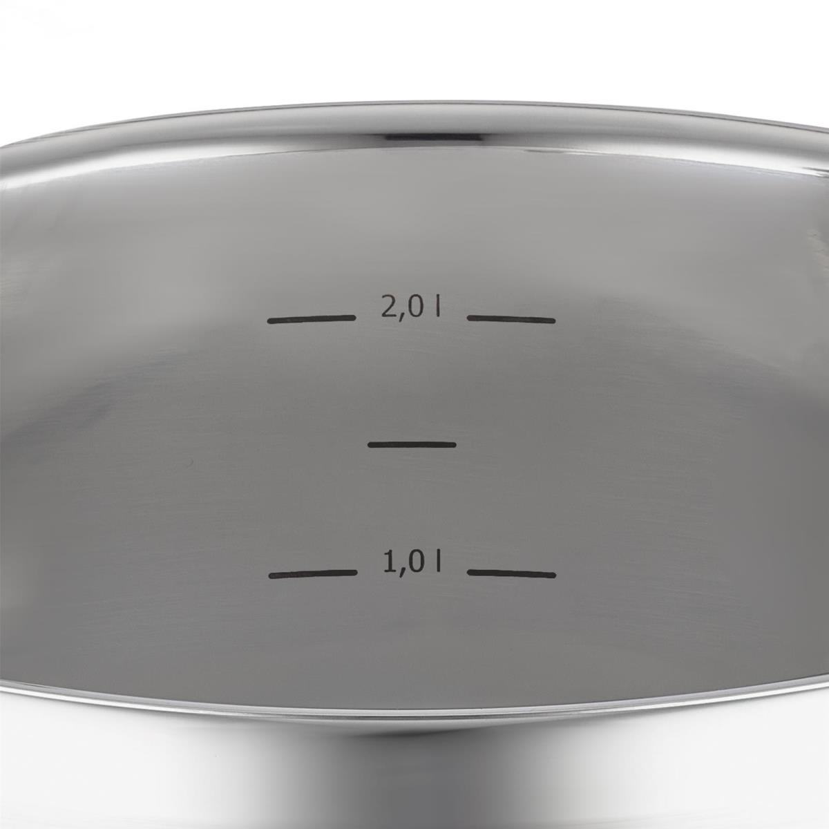 KOCHTOPF Charm 20 cm - Silberfarben, Metall (20cm) - Rösle