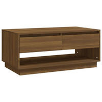 COUCHTISCH Braun Eichen-Optik 102,5x55x44 cm Holzwerkstoff - Braun, Holzwerkstoff (102.5/55/44cm) - furnicato