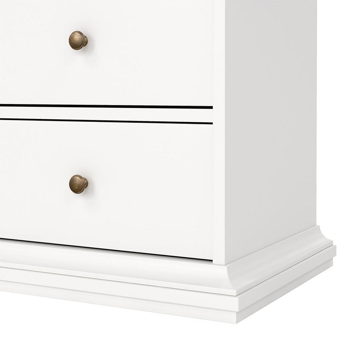 VITRINE Weiß - Weiß, Holzwerkstoff (96/201/42cm) - ebuy24