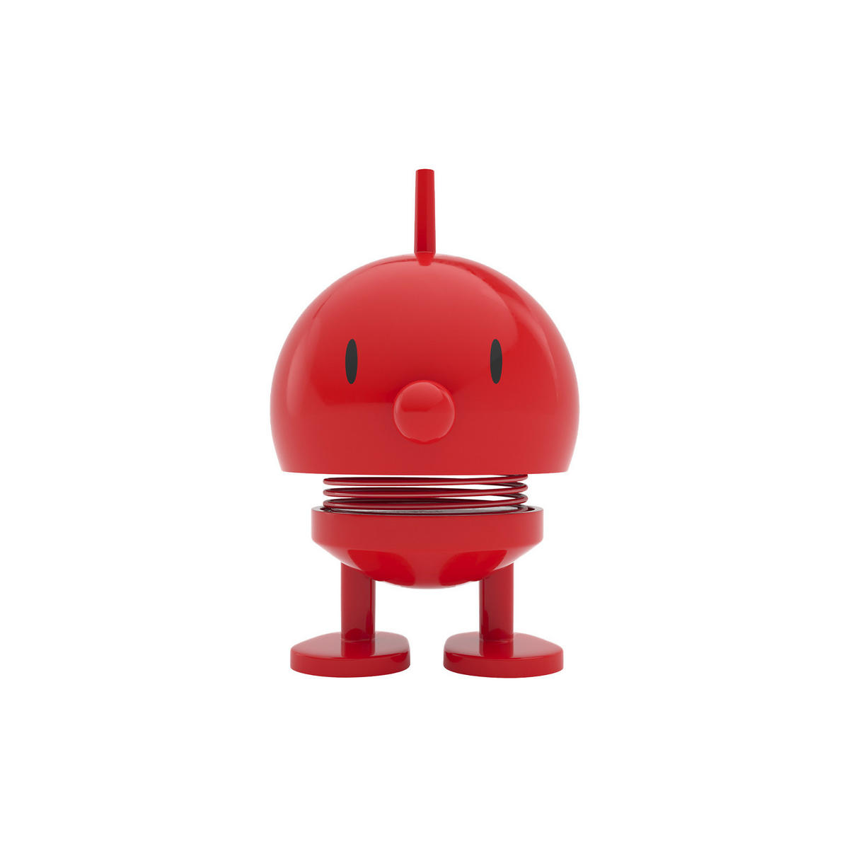 DEKOFIGUR Bumble S rot 7,6 cm - Rot, Kunststoff (5.8/7.6/5.8cm) - Hoptimist