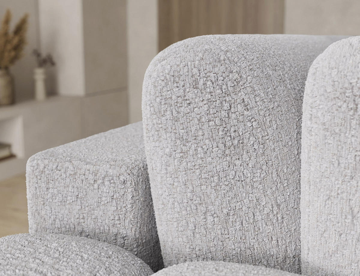 ECKSOFA COZION L-Form mit Schlaffunktion & Bettkasten – Modernes 3-Sitzer Sofa, HR-Kaltschaum, Wellenfederung, 267 × 165 cm - Schwarz/Grau, Kunststoff (165/267cm) - Wohnideebilder