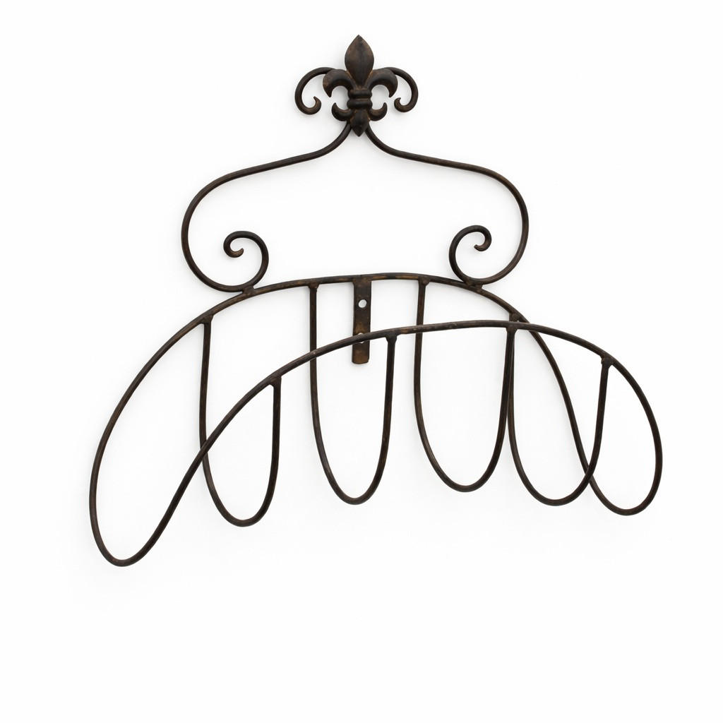 WANDSCHLAUCHHALTER Metall Braun antik 38 cm - Braun, Metall (17cm) - DanDiBo