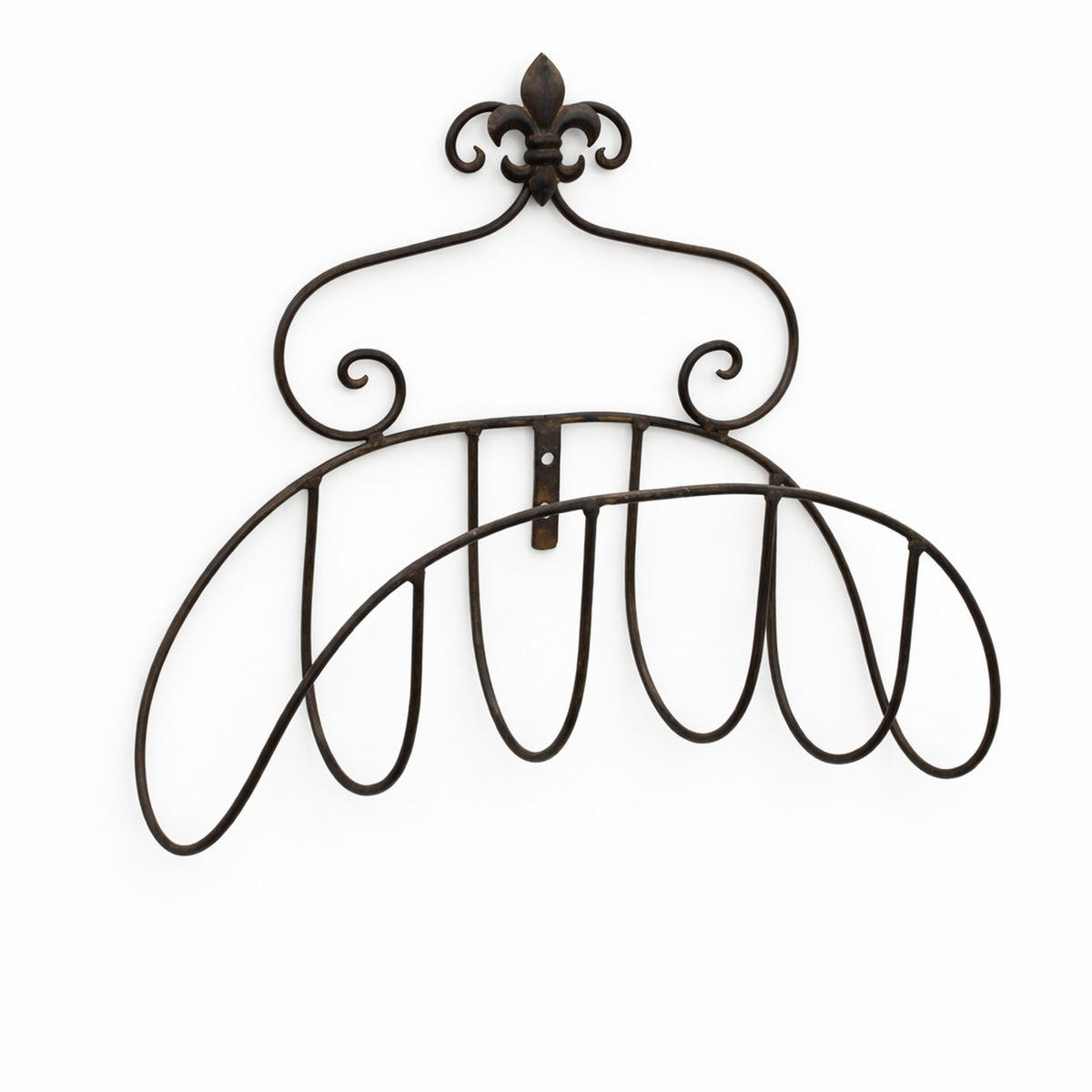 WANDSCHLAUCHHALTER Metall Braun antik 38 cm - Braun, Metall (17cm) - DanDiBo