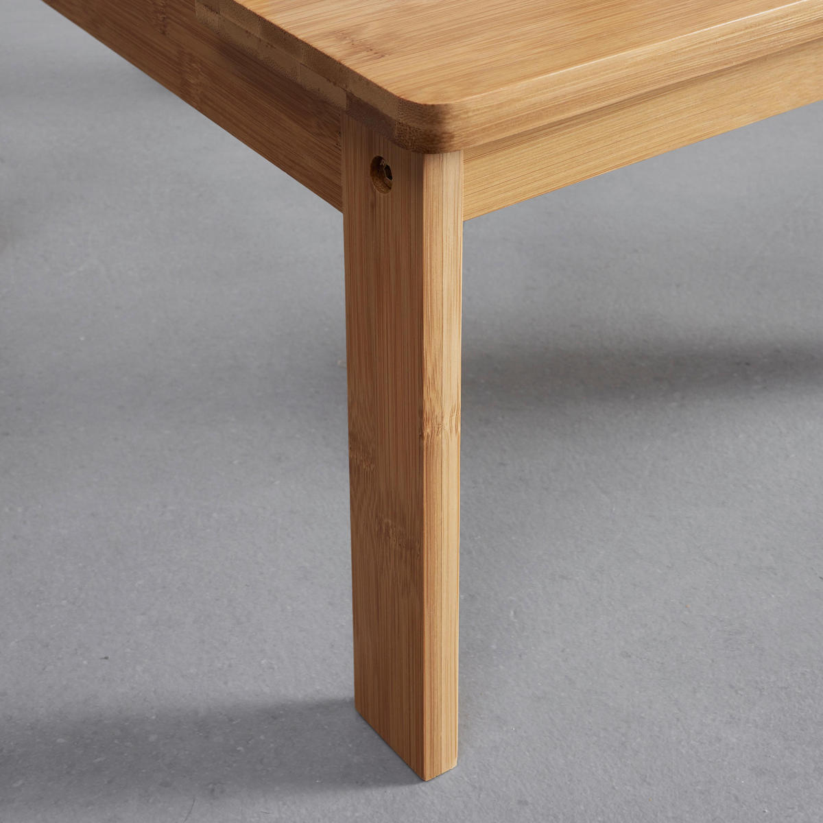 TRITTHOCKER Bonny Naturfarben Bambus - Naturfarben, Naturmaterialien (43/47/43cm) - Bessagi Home
