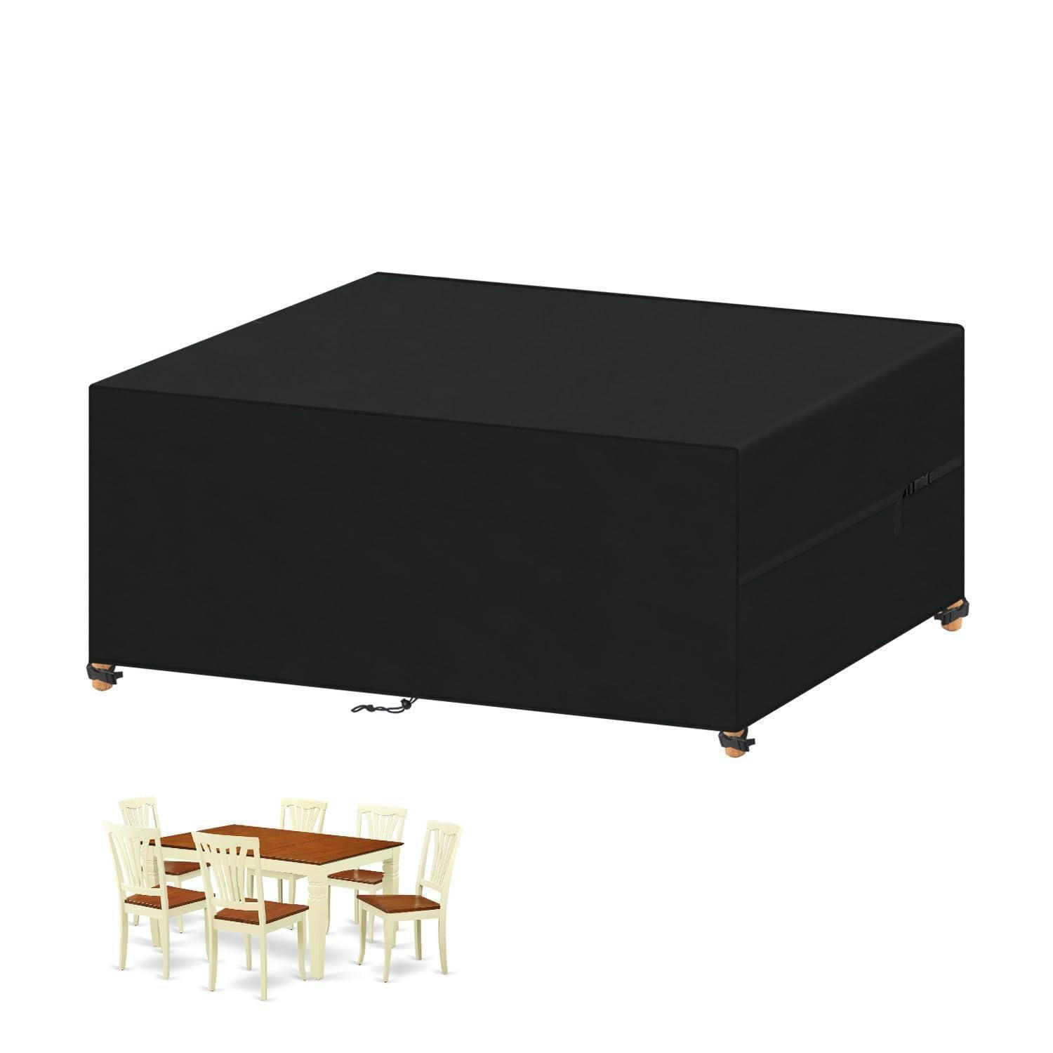 GARTENMÖBEL Abdeckung Wasserdicht 170 x 110 x 75 cm - Schwarz, Kunststoff (1/1/1cm)