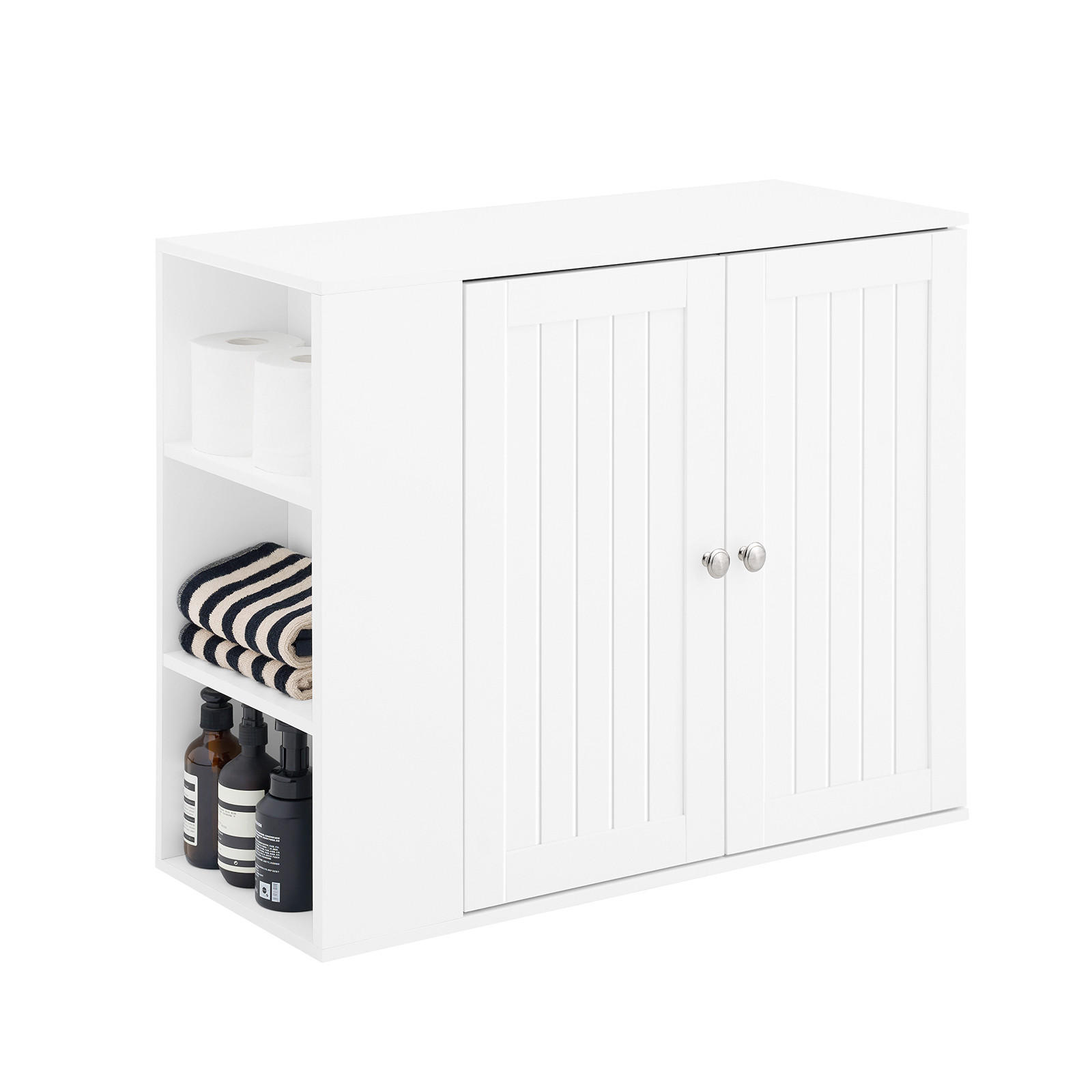 HÄNGESCHRANK Weiß - Weiß, Holzwerkstoff (75/60/30cm) - SoBuy