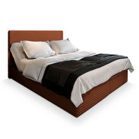 BOXBETT MILARA 160x200 cm mit Matratze und Topper - Kupferfarben - Kupferfarben, Holz (160/200cm) - MASSENO