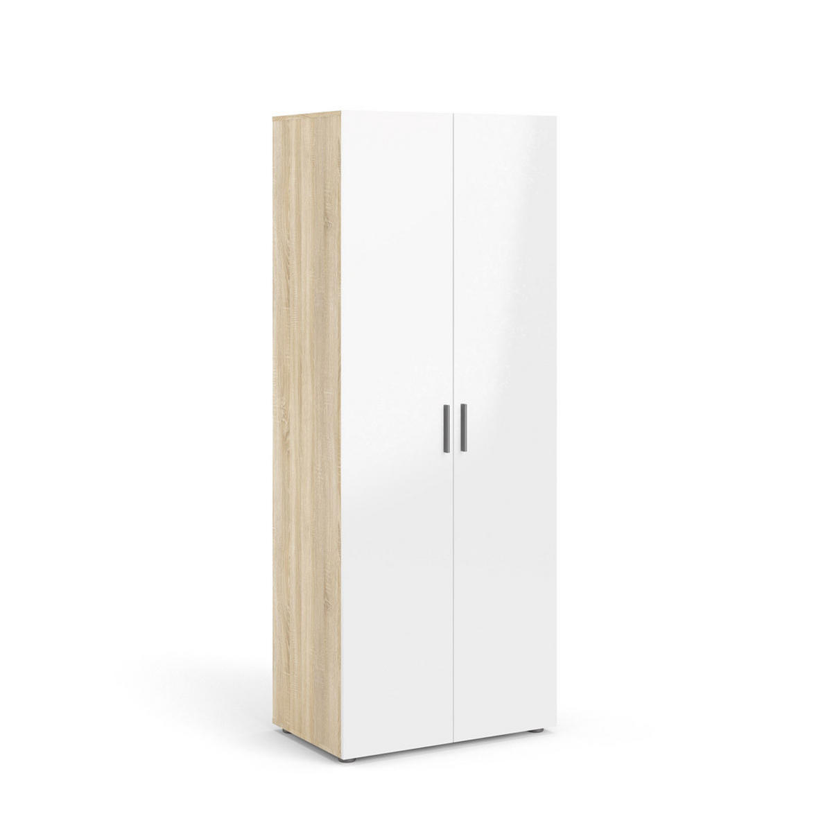 KLEIDERSCHRANK Eiche Dekor - Eiche Wotan, Holzwerkstoff (79/201/50cm) - ebuy24
