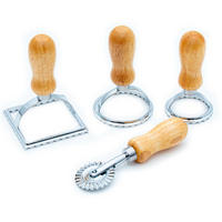 RAVIOLI AUSSTECHER Set (4-tlg) - Silberfarben, Metall (11.5/8.1/11.5cm) - Intirilife