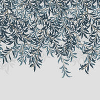 FOTOTAPETE - Willow Bough Blue - Blau, Papier/Kunststoff (250/400cm) - Graham & Brown