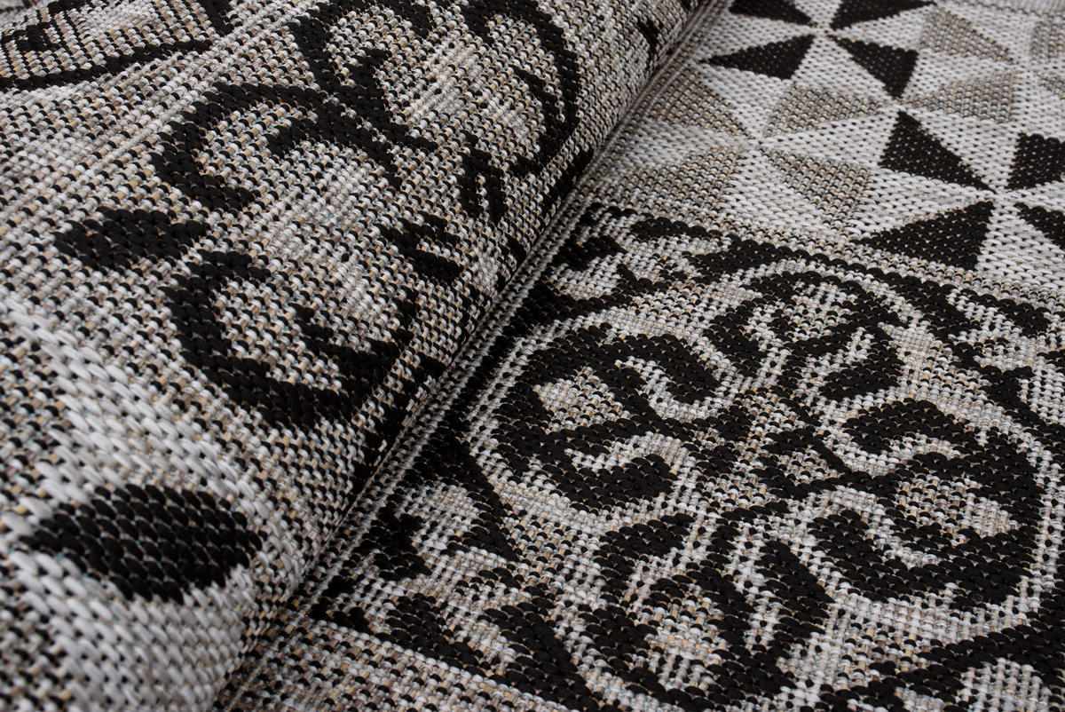 TEPPICH MELISSA Grau 140/200 cm - Grau, Kunststoff (140/200cm) - Tapiso
