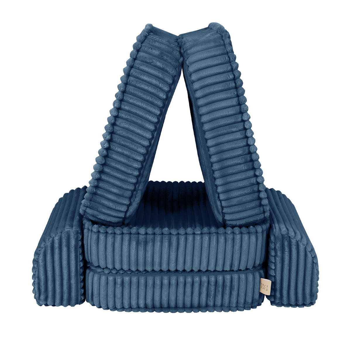 KINDERSOFA, Pocket Basic, Churros, Mitternachtsblau - Beere, Textil (120/25/60cm) - MeowBaby