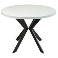 ESSTISCH Callions ausziehbar Greige/Schwarz, 100 x 180 x 100 cm - Taupe/Schwarz, Holzwerkstoff/Metall (100/100/76.5cm) - Selsey