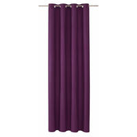 ÖSENVORHANG DOVE Blickdicht - Brombeere, Textil (140/0.5/245cm) - Tom Tailor