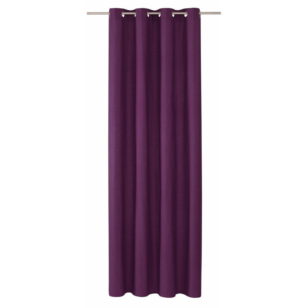 ÖSENVORHANG DOVE Blickdicht - Brombeere, Textil (140/0.5/245cm) - Tom Tailor