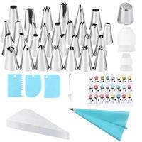 SPRITZBEUTEL Set 50-teilig mit 31 Tüllen - Multicolor, Kunststoff (30.8/3/31.5cm)
