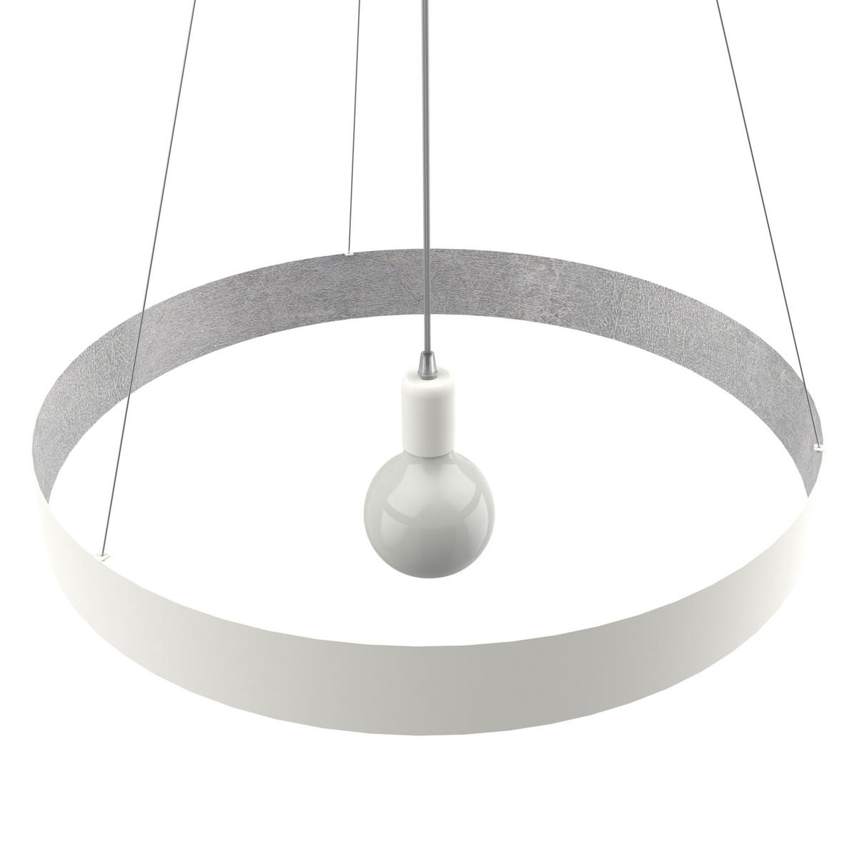 HÄNGELEUCHTE - Weiß, Metall (60/60/6cm) - Lumicom