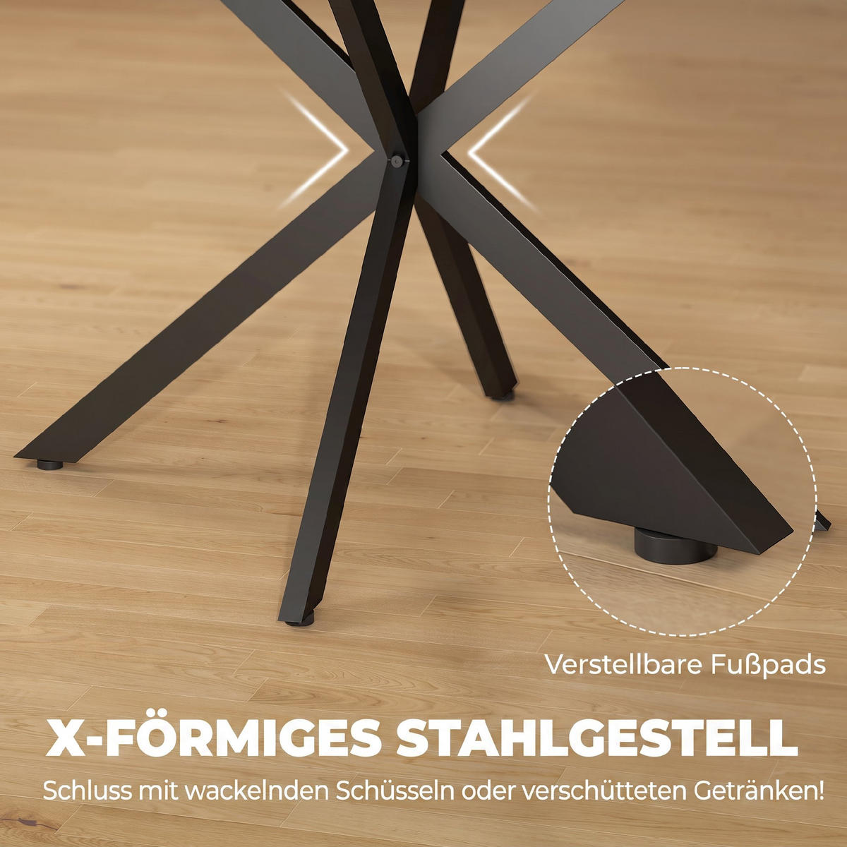 ESSTISCH Grau ausziehbar 135/100/75 cm - Grau, Metall (135/100/75cm) - PANGIVO