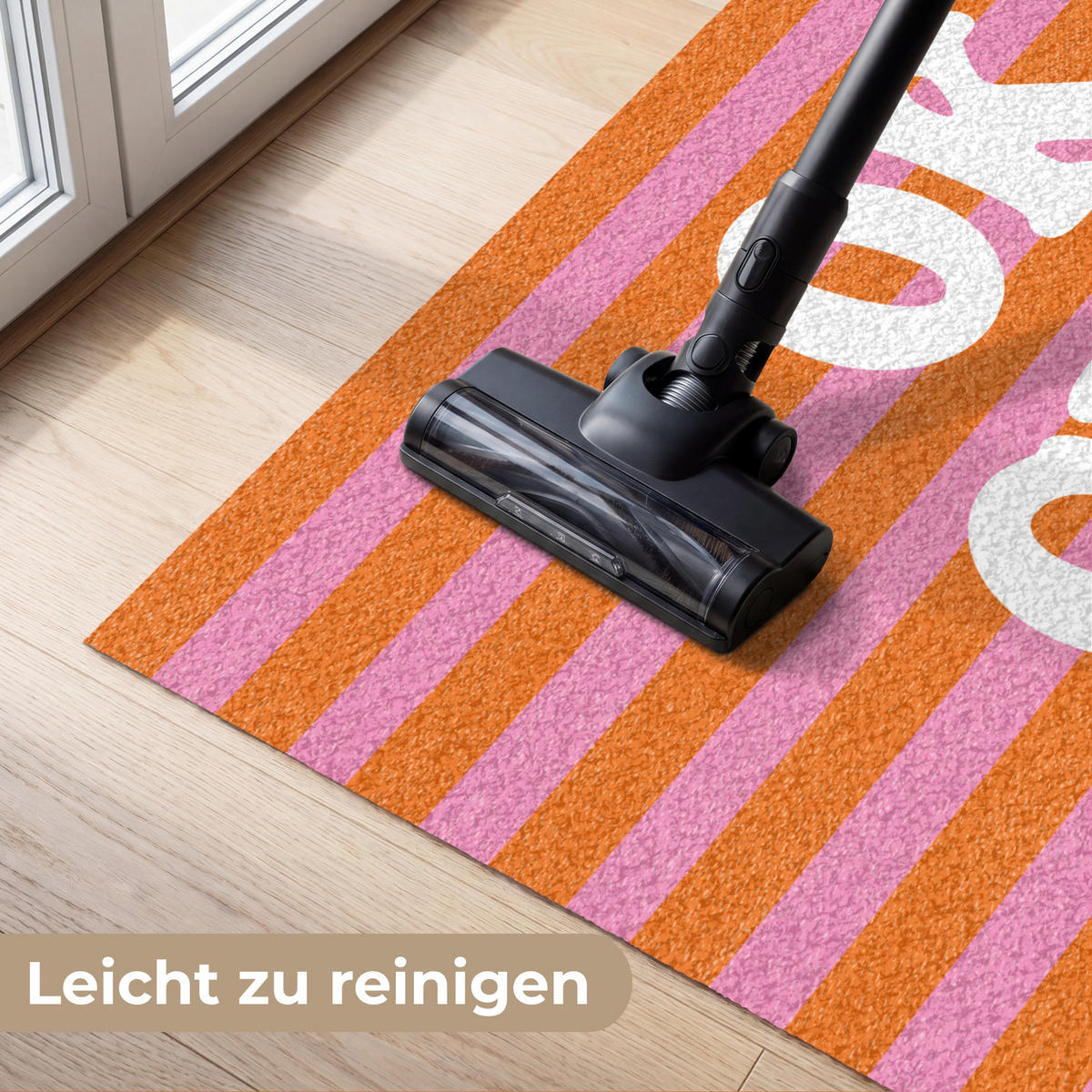 ROHOŽKA Ciao - Citace - Stripes 120x80 cm - pomerančová, textil/umělá hmota (120/0.4cm) - MuchoWow