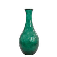 BODENVASE JUTHA Ø34x75 cm, Glas, Dunkelgrün - Dunkelgrün, Glas (75cm) - Light & Living