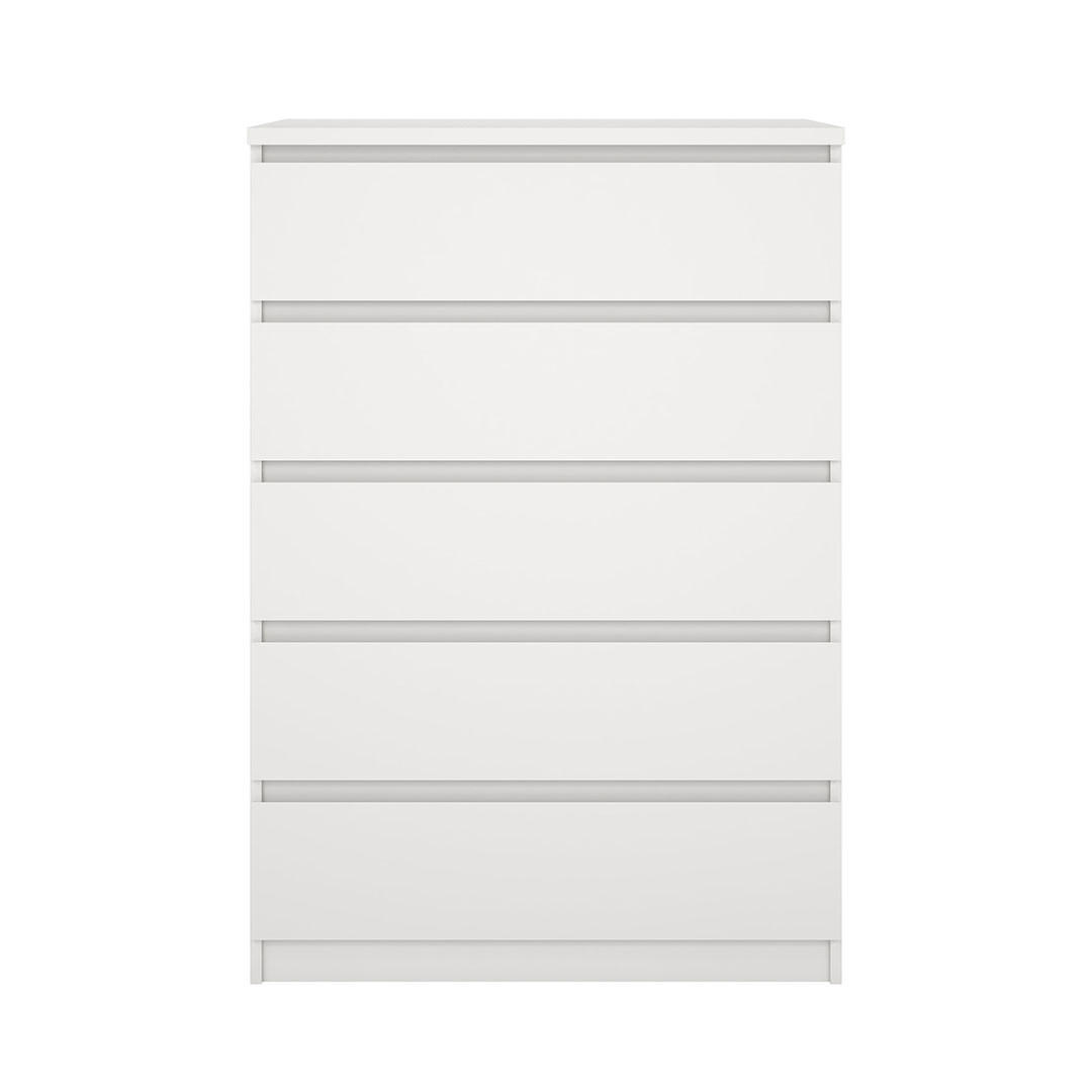 KOMMODE, Naia, Weiß, Holzwerkstoff, 77 x 50 x 112 cm - Weiß, Holzwerkstoff (77/112/50cm) - ebuy24
