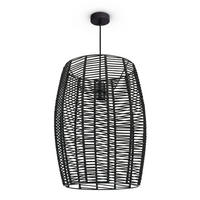 PENDELLEUCHTE Hugo Miloza - Schwarz, Metall (40/40/50cm) - Paco Home