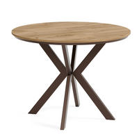 TISCH Braun EWA Ausziehbar - Goldfarben/Braun, Holzwerkstoff (90/90/76cm) - Sepro Meble
