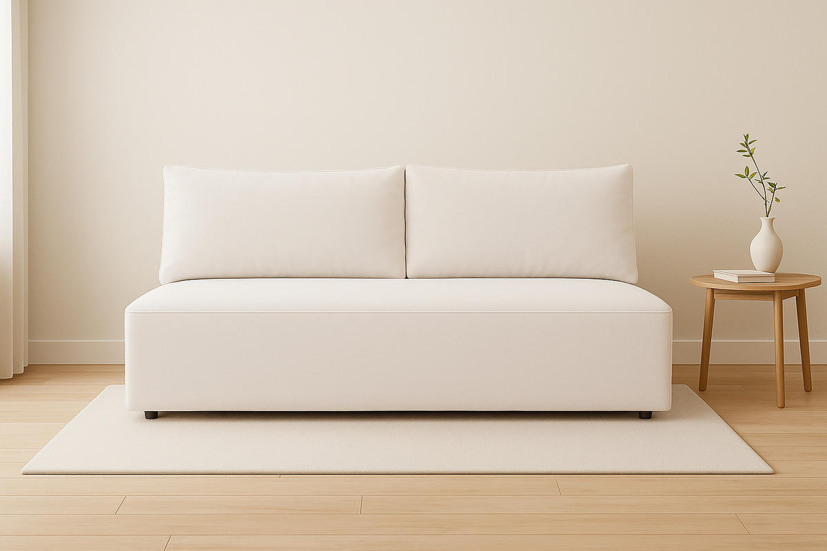 SCHLAFSOFA mit Bettkasten DUO, Stoff Salvador, Hellgrau - Hellgrau, Holz (198/89/90cm) - Kaiser Möbel