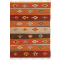 ROČNO tkani kilim Zohra večbarvna 120x170 cm - večbarvno, umetna masa/tekstil (120/170cm) - benuta Pure