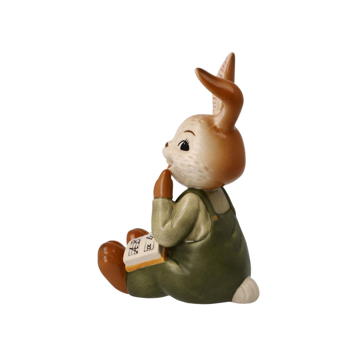 DEKOTIER Hasenschule - Früh übt sich, Steingut, Bunt, 10 cm - Multicolor, Keramik (6.5/10/4.5cm) - Goebel