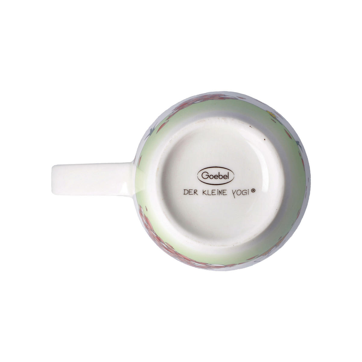 TEETASSE Der kleine Yogi - Für Dich gesammelt, Fine Bone China, Bunt, 450 ml - Multicolor, Keramik (0.45L) - Goebel