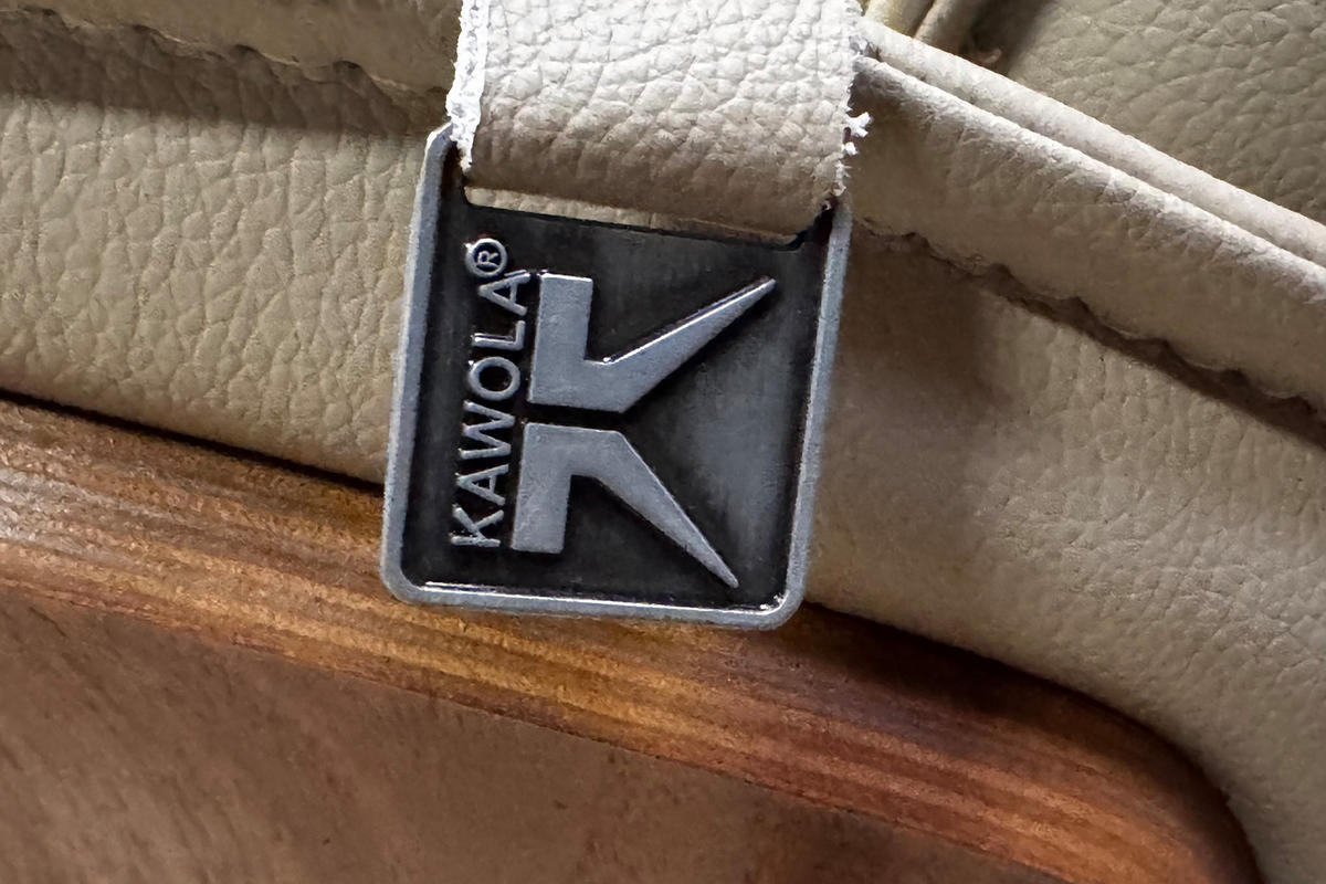 RELAXSESSEL FERREIRA Grau Leder Relaxfunktion - Schwarz/Grau, Leder/Metall (78/106/84cm) - KAWOLA