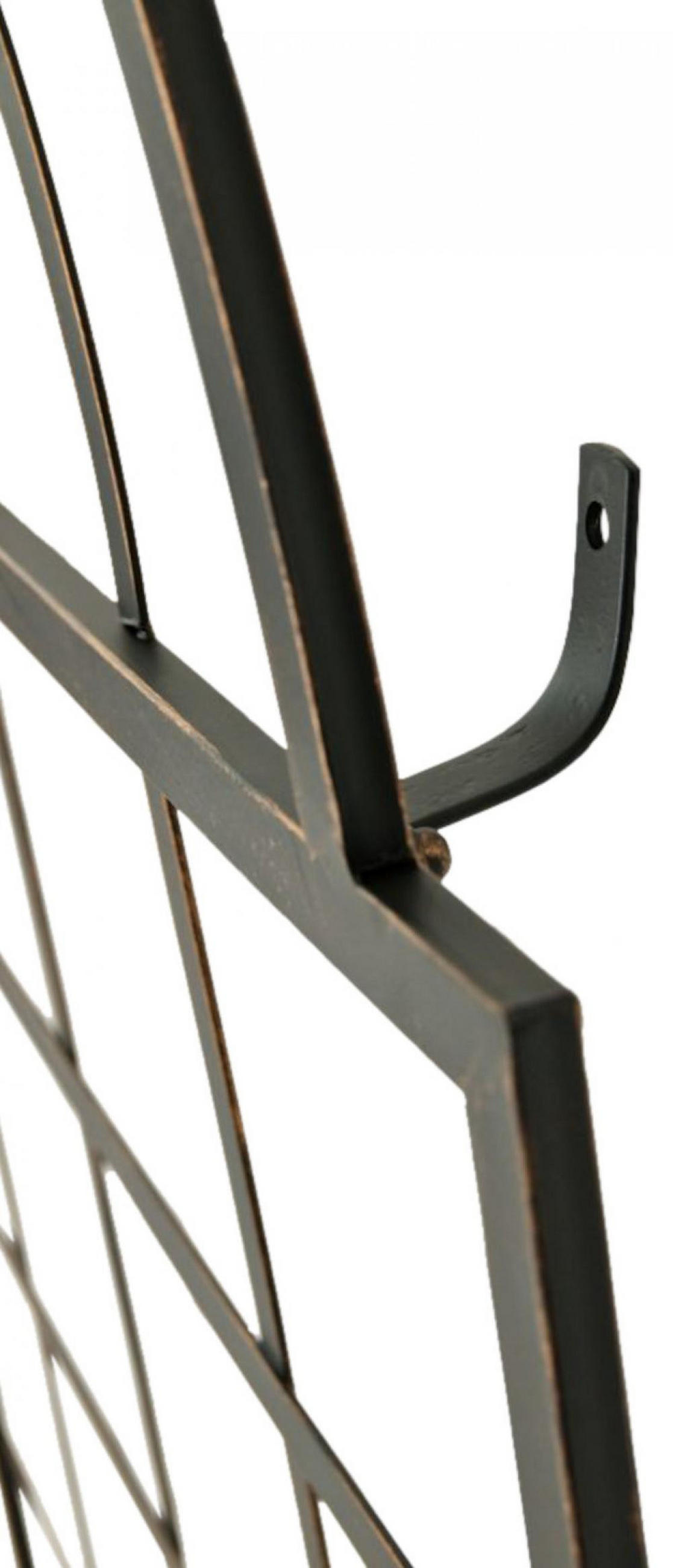 RANKGITTER 2er Set Metall bronze - Bronzefarben, Metall (70/180/1cm) - CLP