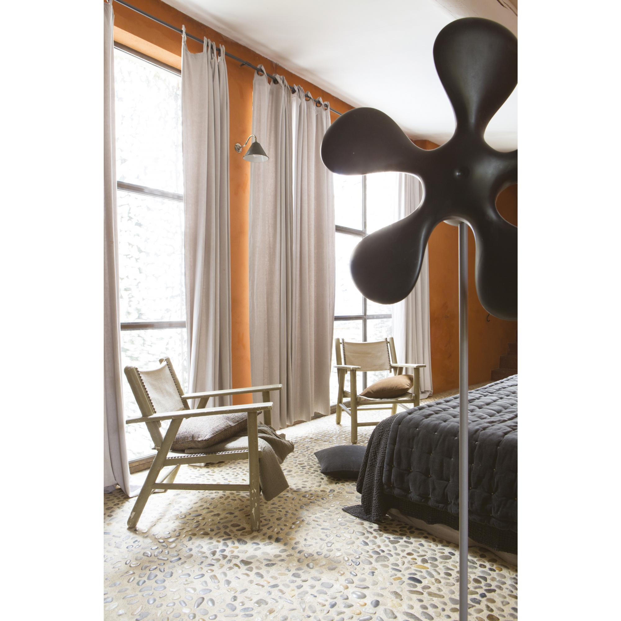 PLAID Tana carbonfarben 140 x 200 cm - Schwarz, Textil (140/200cm) - Vivaraise