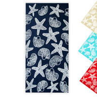STRANDTUCH, 90x180 cm, 100% Baumwolle, Blau - Dunkelblau, Textil (90/180cm) - Zollner
