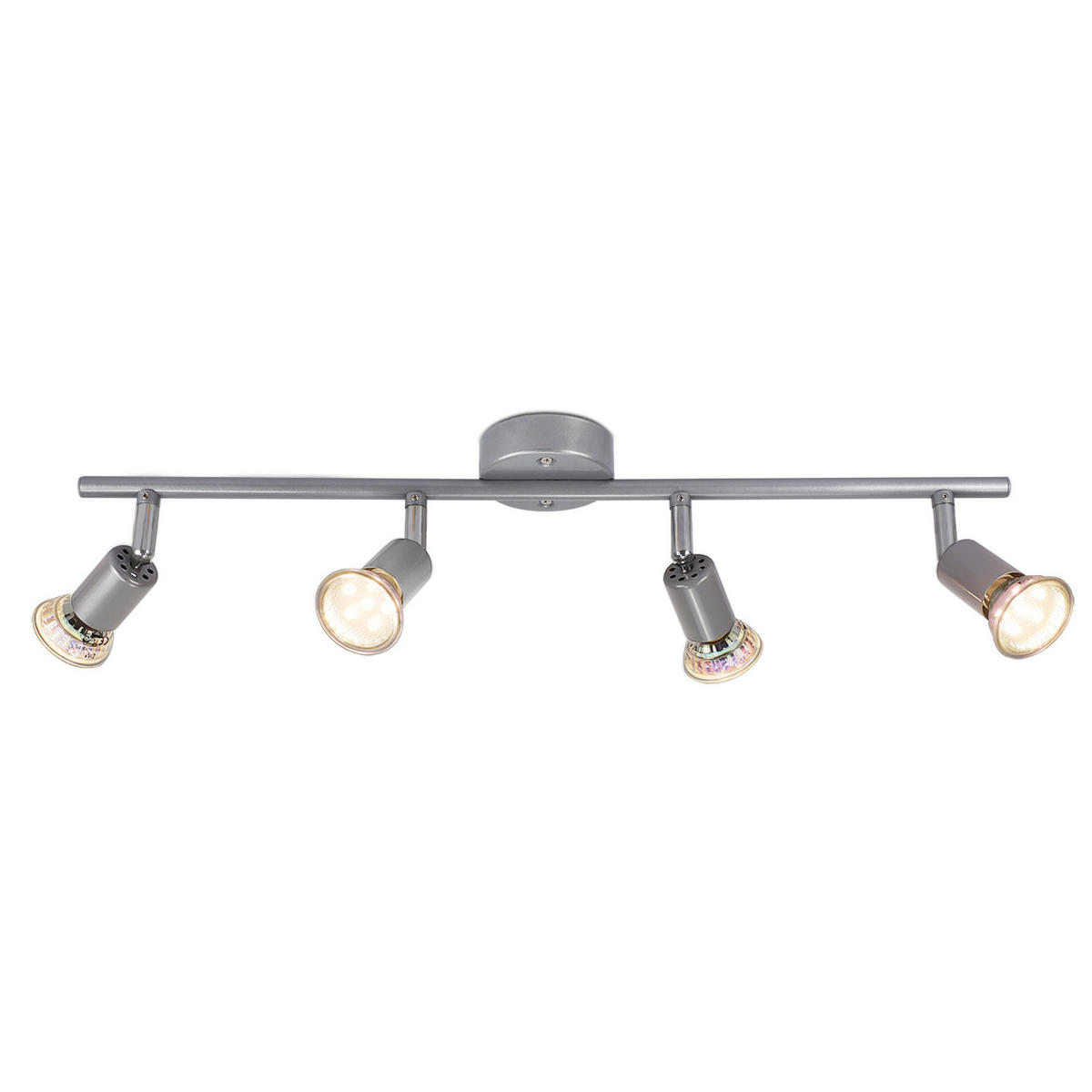 DECKENSTRAHLER Luxmond 15/3.2/54 cm - Silberfarben, Metall (54/15/3.2cm) - ZMH