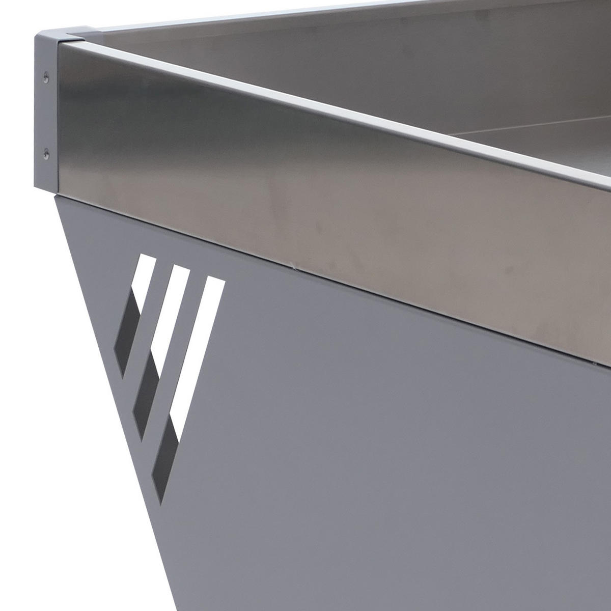 GÁRAŽ PRO KOŠOVÝ ROBOT Šedá, stříbrně šedá - šedá/stříbrná, kov (60/39/70cm) - MCW